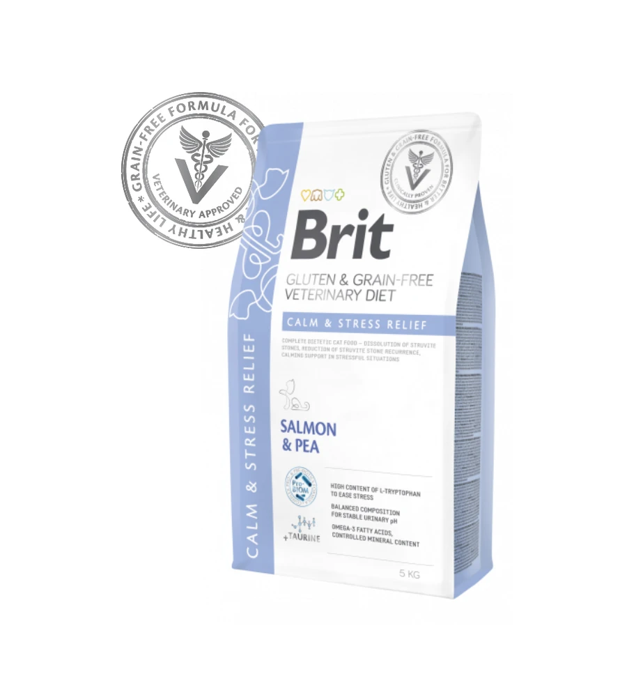 Brit Grain Free Veterinary Diet Calm & Stress Relief 1 Brit Grain Free Veterinary Diet Calm & Stress Relief