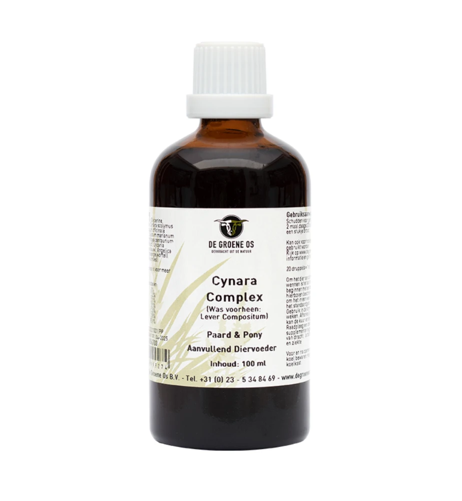 De Groene Os Cynara Complex Paard & Pony - 100 Ml 1 De Groene Os Cynara Complex Paard & Pony - 100 Ml