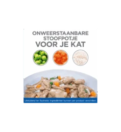 Hill's Science Plan Healthy Cuisine Volwassen Kat Stoofpotje Kip & Zalm - 4 X 12 X 80 Gram -Dierenvriend Verkoopwinkel hill s science plan healthy cuisine volwassen kat stoofpotje kip zalm 4 x 12 x 80 gram 2